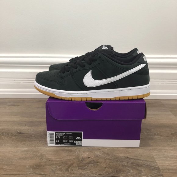 Nike SB Dunk Low Pro Black Gum - Picture 2 of 7